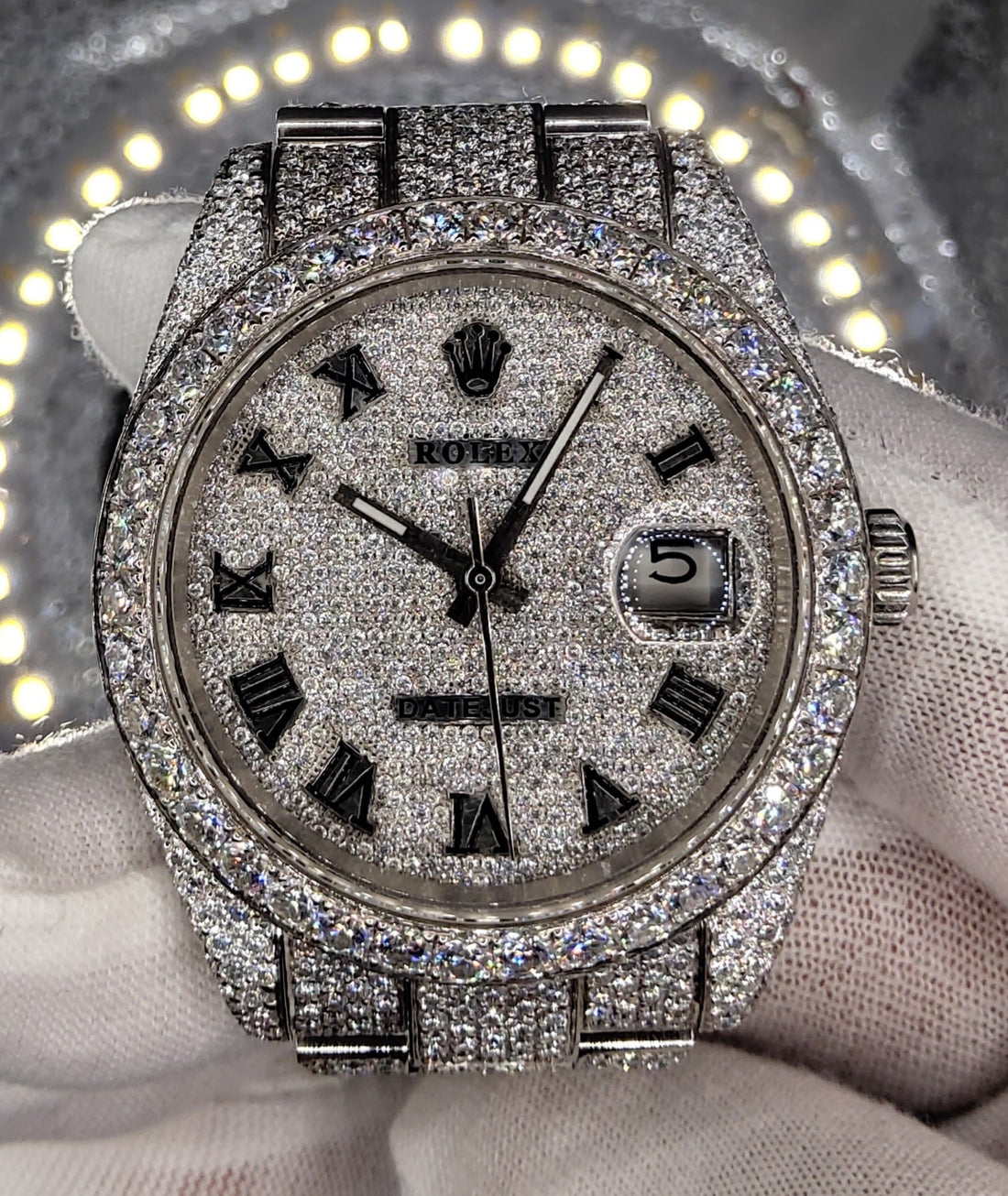 Iced-Out Rolex Day-Date — Vault Network Drop