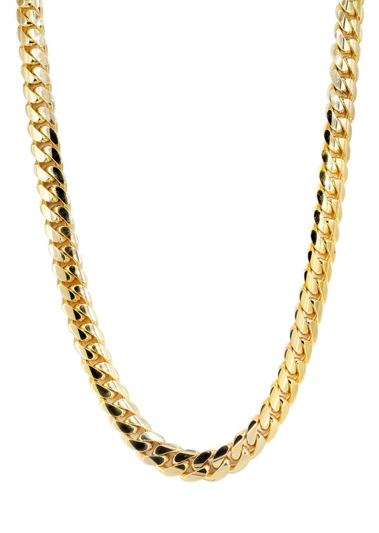 Heavy Solid Gold Miami Cuban Link Chain